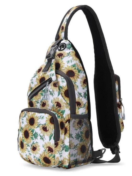 2pcs Sling Bag Lightweight Crossbody Sling Backpack Shoulder Chest Bag for main image 4